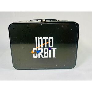 Lego Into Orbit First Lego League Commemorative Lunch Box Black Red Metal Robot